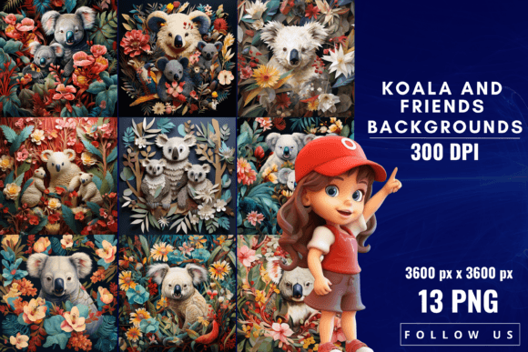Bringing Whimsy to Your Projects with Koala and Friends Backgrounds