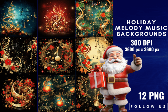 Capturing Festive Rhythm: Holiday Melody Music Backgrounds
