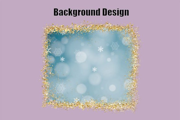 Gold Glitter Snow Christmas Backgrounds