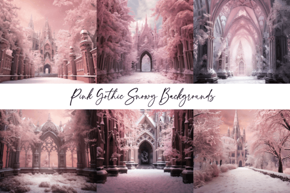 Pink Gothic Snowy Backgrounds: A Guide to Ethereal Design