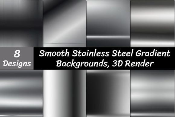 Stainless Steel Gradient Backgrounds: The Modern Design Asset