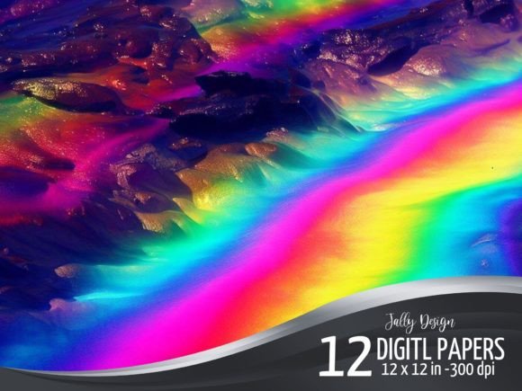 Unleashing Vibrant Worlds with Rainbow Lava Fantasy Backgrounds