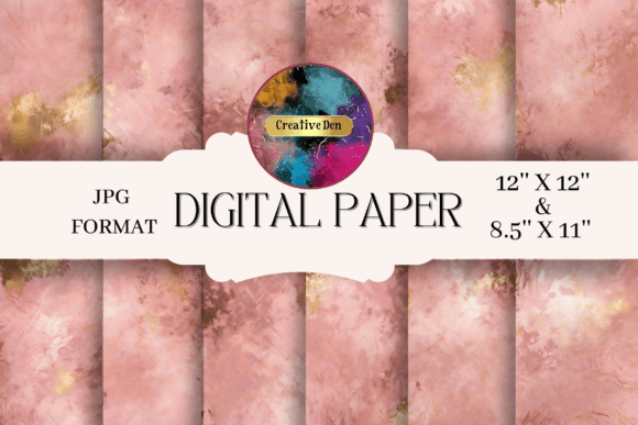 Unveiling the Allure of Pink and Gold Grunge Backgrounds