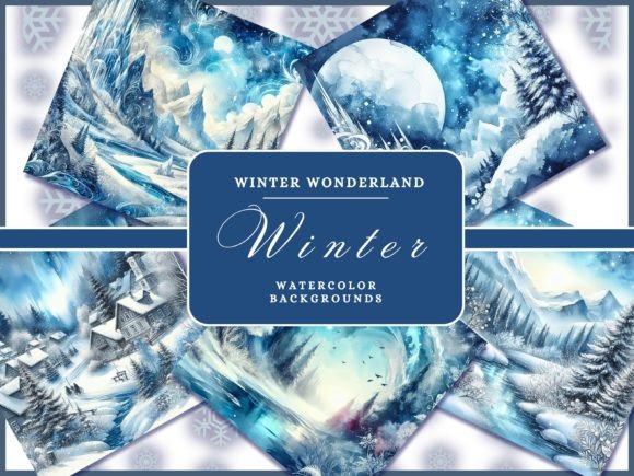 Winter Backgrounds Winter Digital Papers: A Designer's Guide
